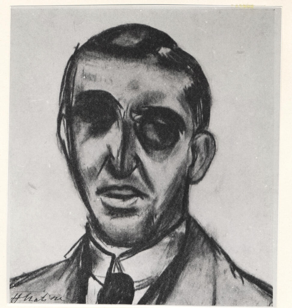 Anonimo , Matisse, Henri - sec. XIX/ XX - Ritratto di André Rouveyre , fronte