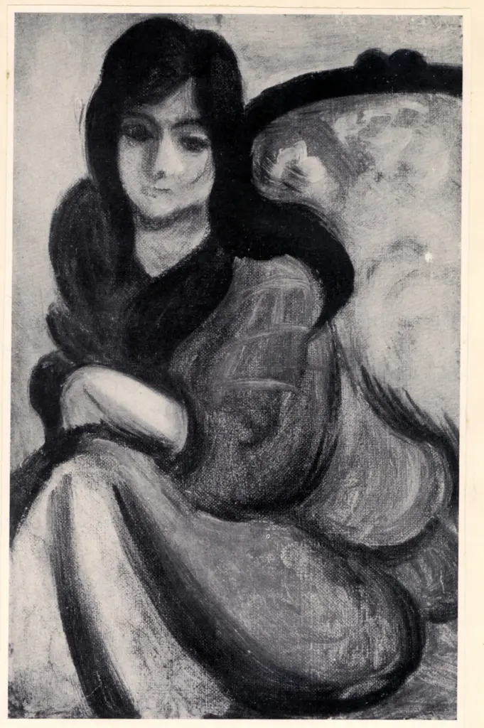 Anonimo , Matisse, Henri - sec. XX - La femme en vert , fronte