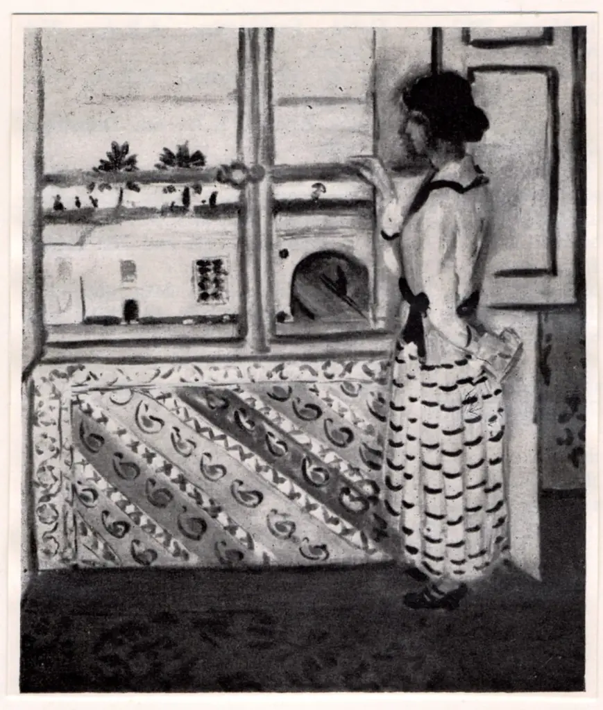 Anonimo , Matisse, Henri - sec. XIX/XX - Jeune femme &agrave; la fen&ecirc;tre , fronte