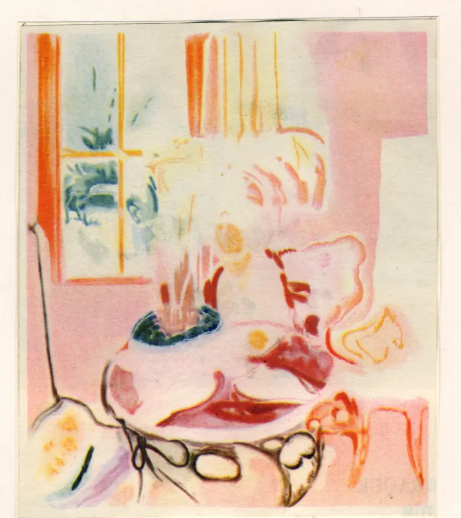 Anonimo , Matisse, Henri - sec. XIX/ XX - Interno rosso , fronte