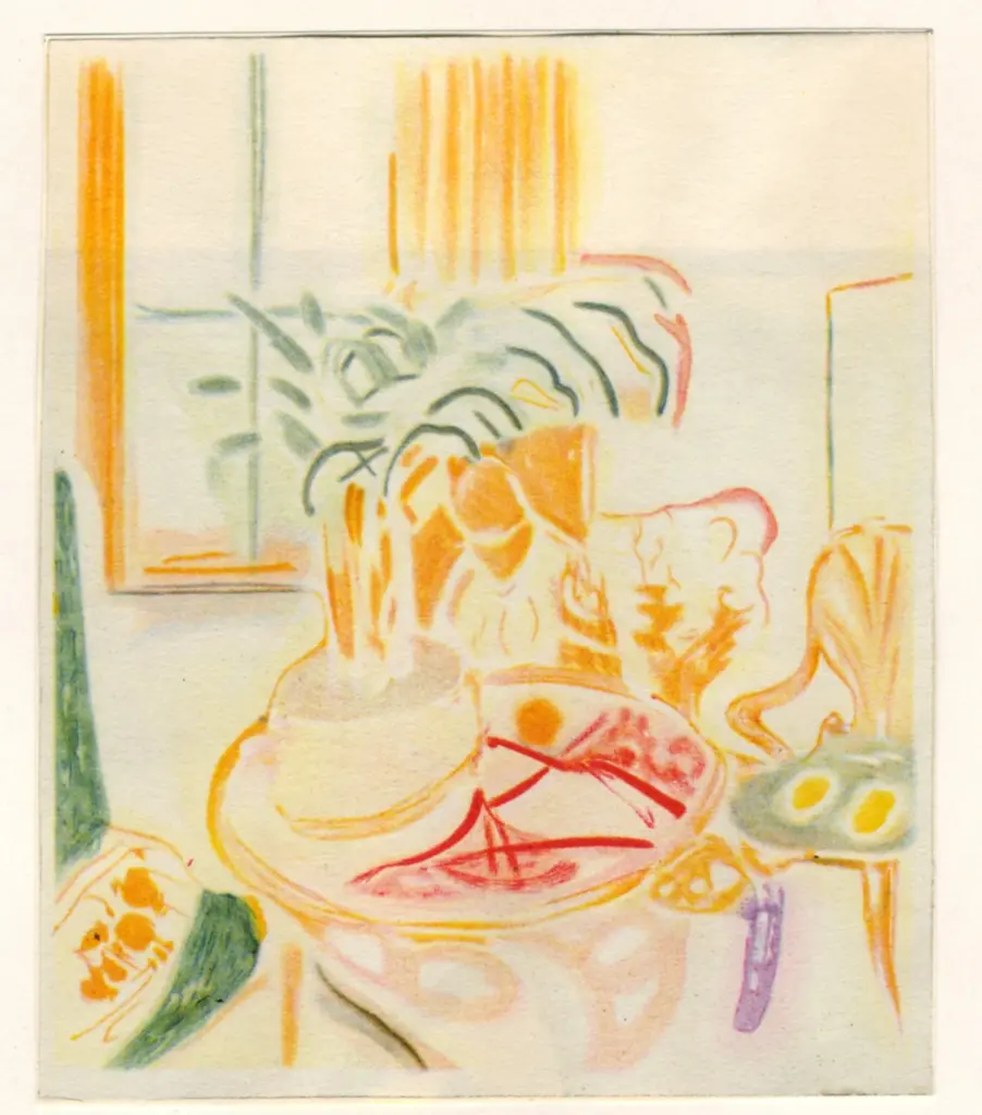 Anonimo , Matisse, Henri - sec. XIX/ XX - Interno giallo , fronte