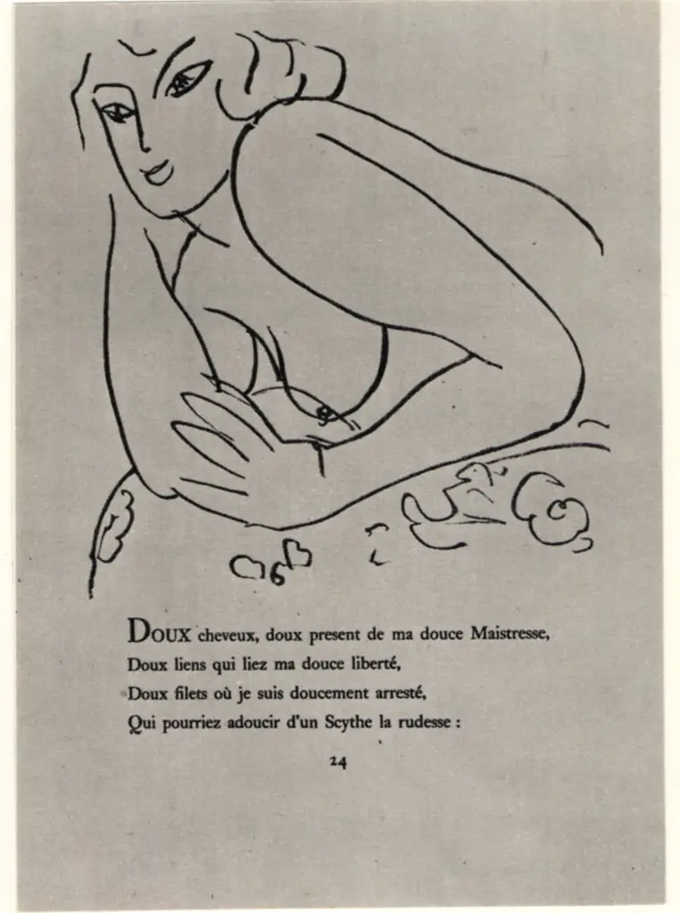 Anonimo , Matisse, Henri - sec. XIX/ XX - Nudo di donna , fronte