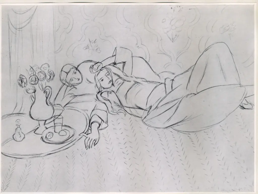 Anonimo , Matisse, Henri - sec. XIX/ XX - Deux Odalisques , fronte