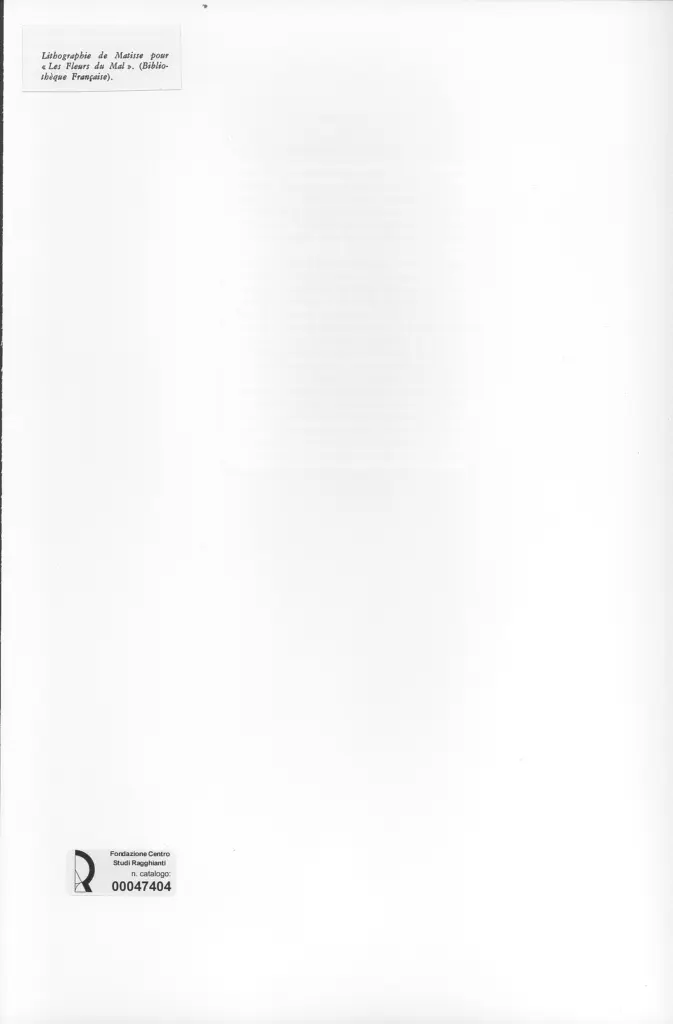 Anonimo , Matisse, Henri - sec. XIX/XX - Volto , retro