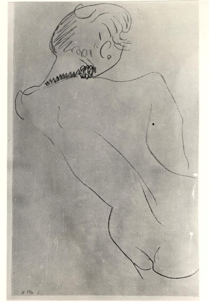 Matisse, Henri , Weiblichrer Ruckenakt