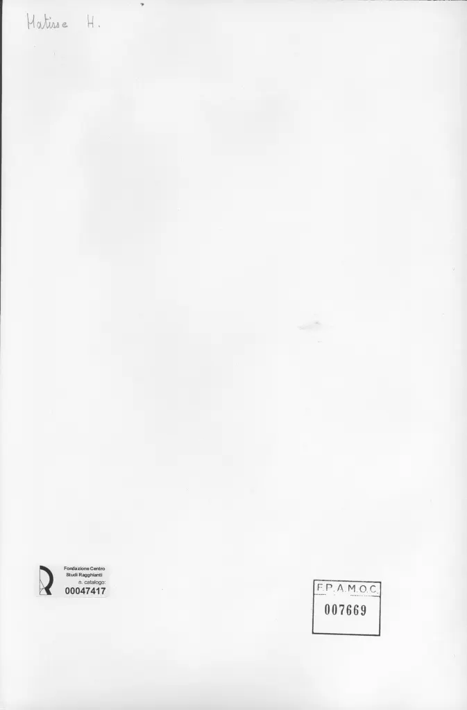 Anonimo , Matisse, Henri - sec. XIX/ XX - Donna in costume , retro