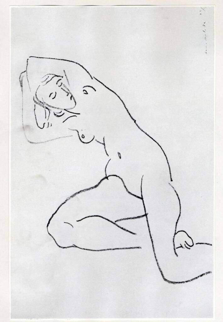 Matisse, Henri , Nu jambe repliée -
