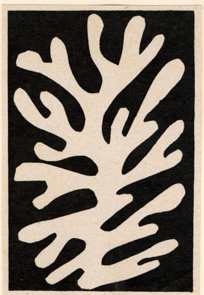 Anonimo , Matisse, Henri - sec. XIX/ XX - Arbre de Noël. Couleur violette , fronte