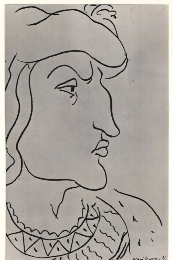 Anonimo , Matisse, Henri - sec. XIX/ XX - Profilo di donna , fronte