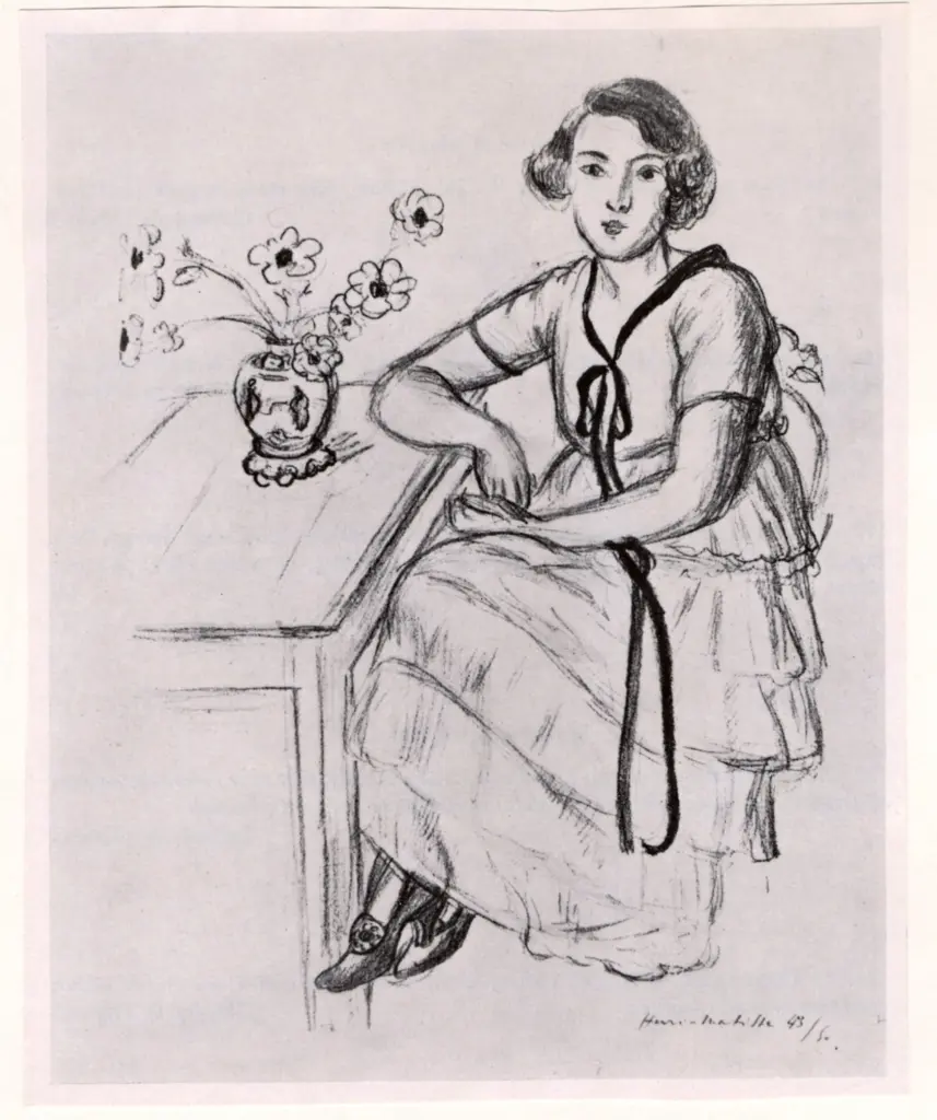 Anonimo , Matisse, Henri - sec. XX - Le Ruban Bleu , fronte