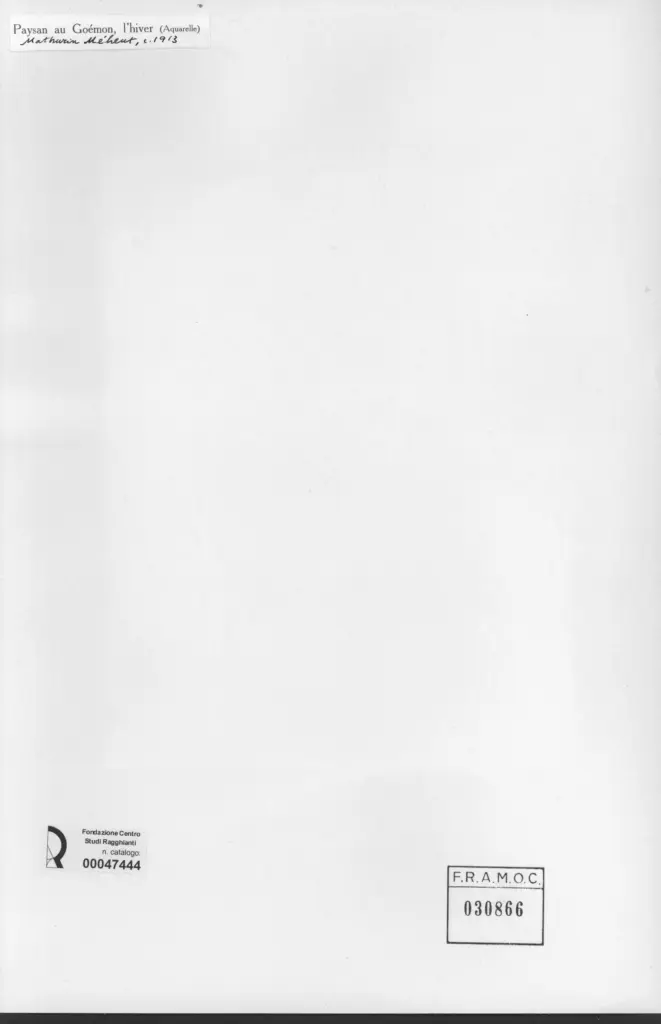 Anonimo , Meheut, Maturin - sec. XX - Paysan au Go&eacute;mon, l'hiver , retro