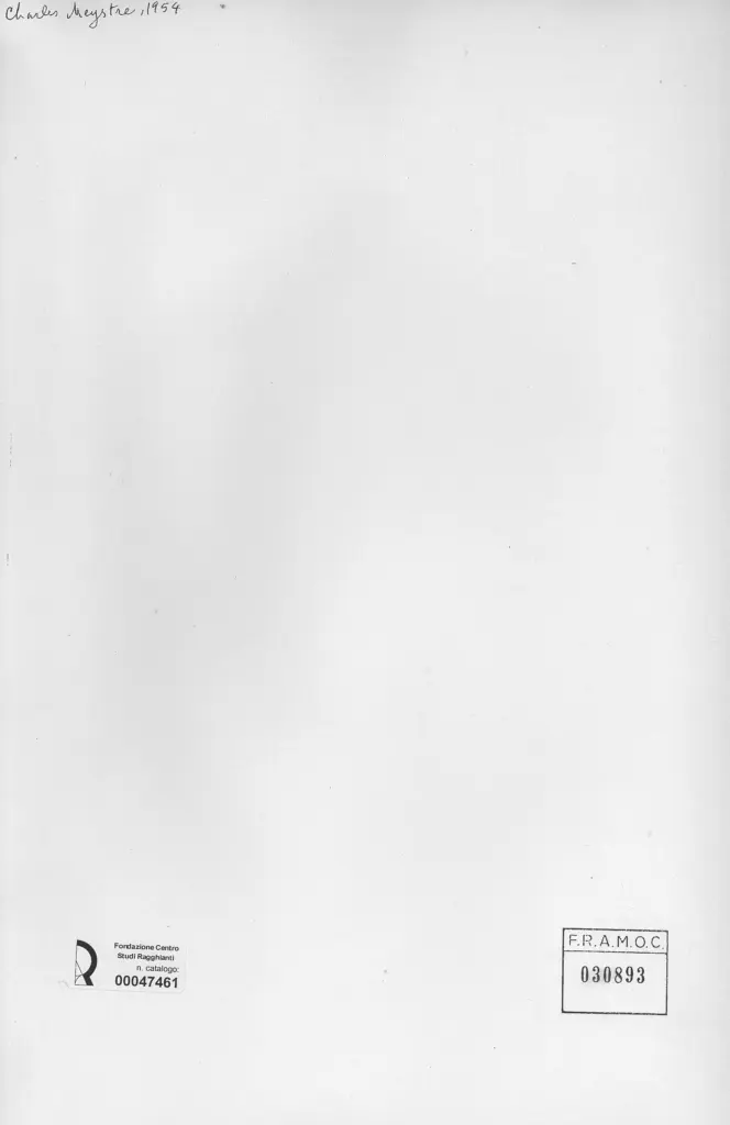 Anonimo , Meystre, Charles - sec. XX - Veduta , retro