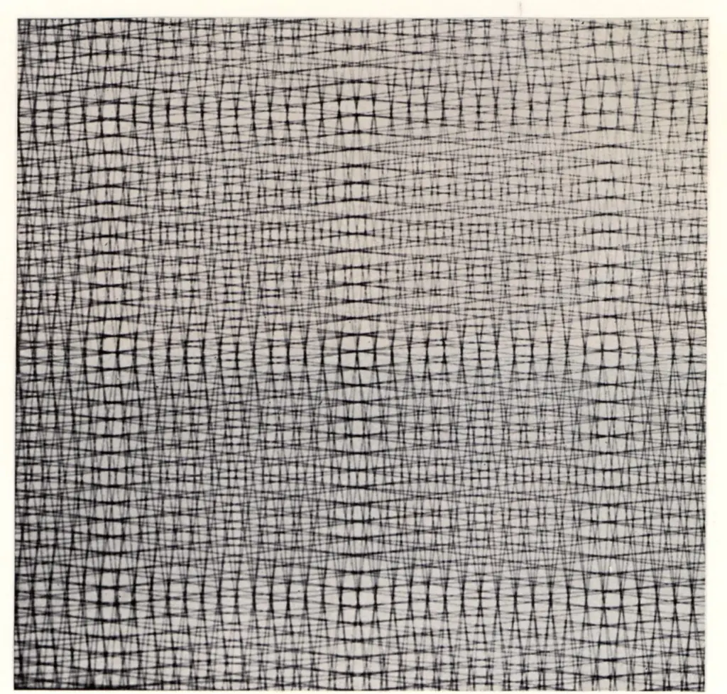 Anonimo , Morellet, Francois - sec. XX/ XXI - Trama , fronte