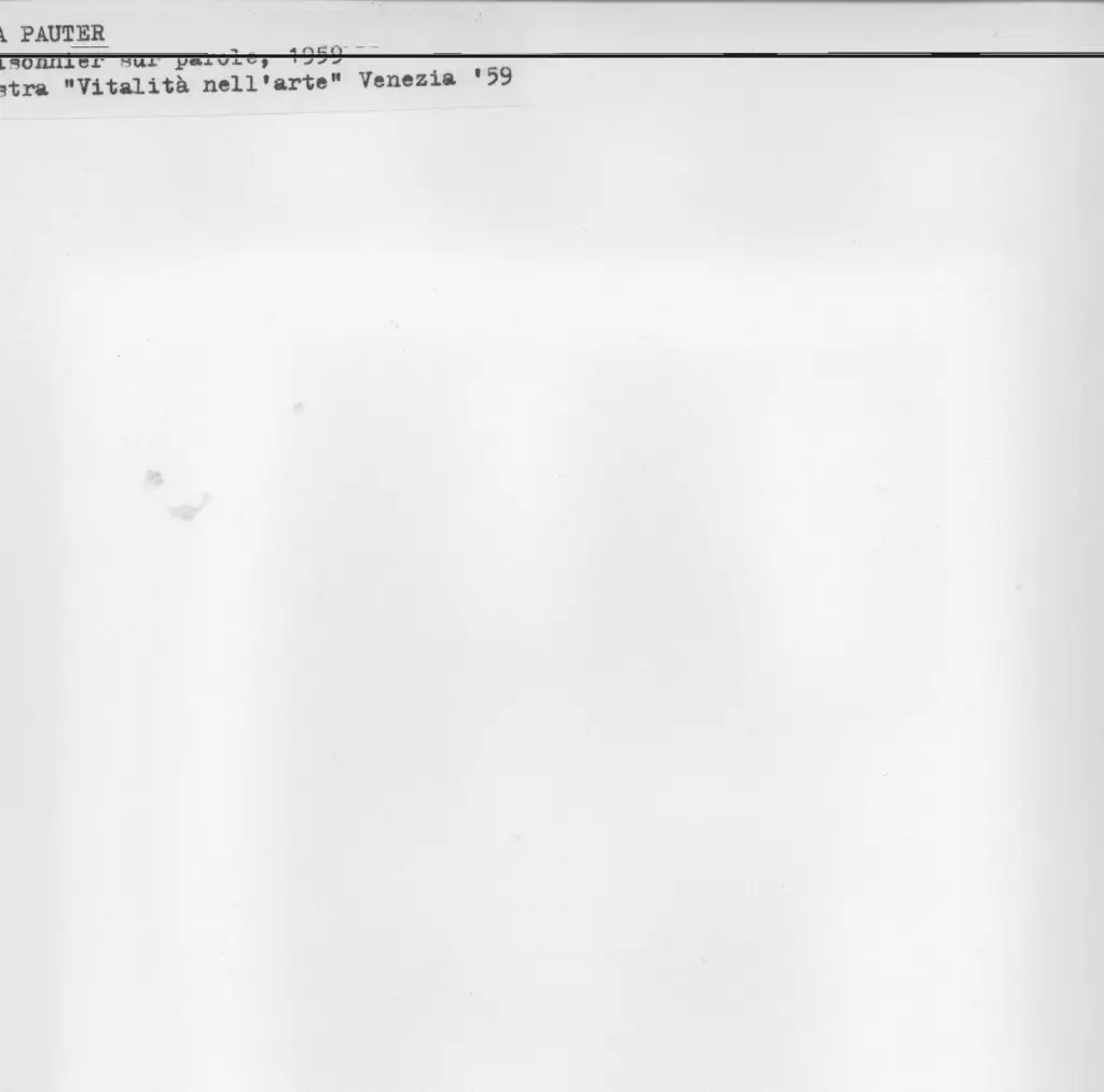 Anonimo , Pauter, Gea - sec. XX , retro