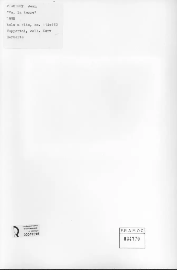 Anonimo , Piaubert, Jean; sec. XX , retro