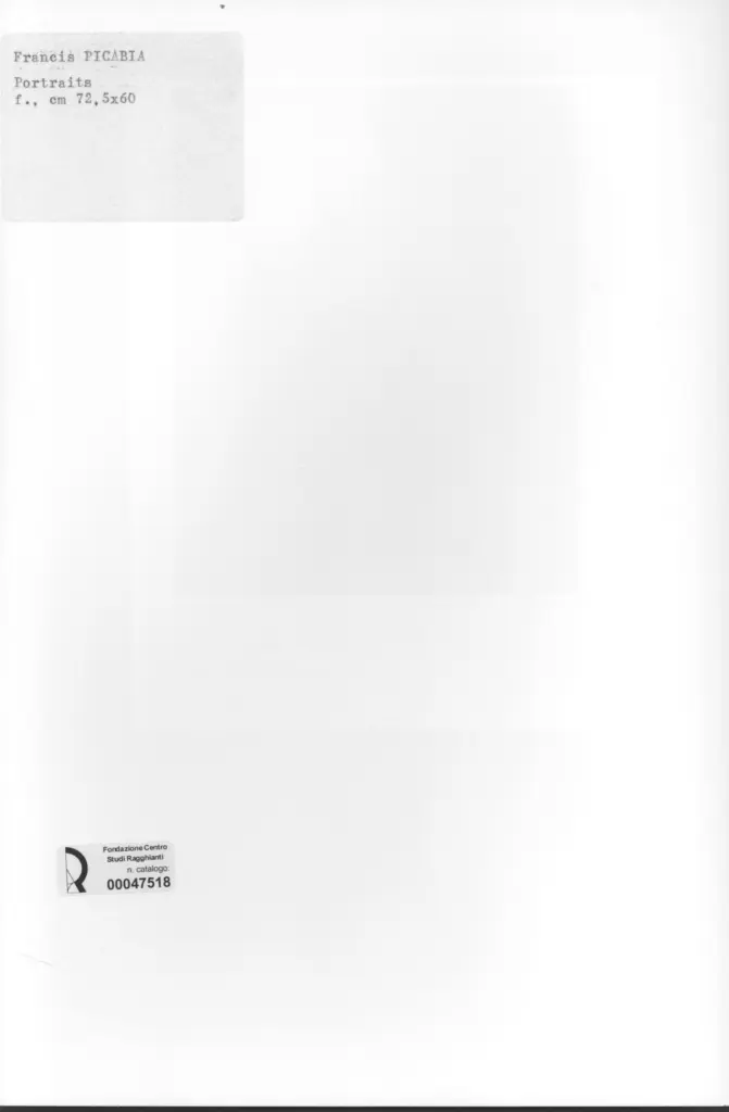 Anonimo , Picabia, Francis , retro