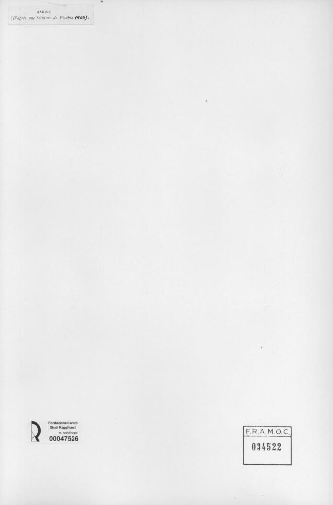 Anonimo , Picabia, Francis sec. XX , retro
