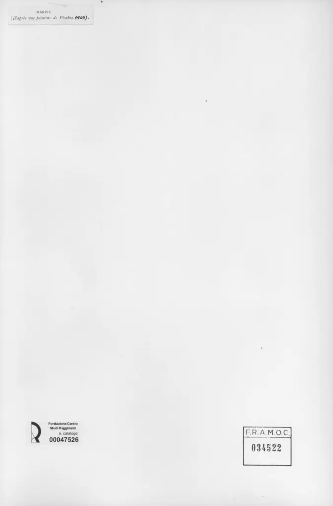 Anonimo , Picabia, Francis sec. XX , retro