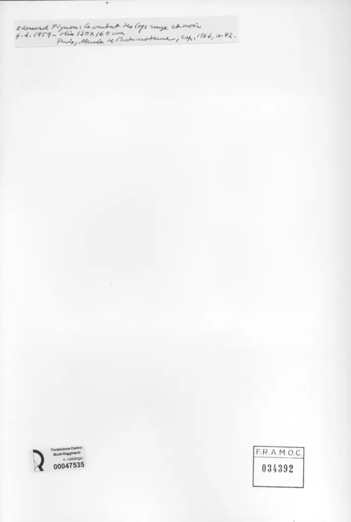 Anonimo , Pignon, Eduard; sec. XX , retro