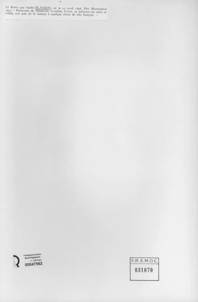 Anonimo , Planson, Andr&eacute; , retro