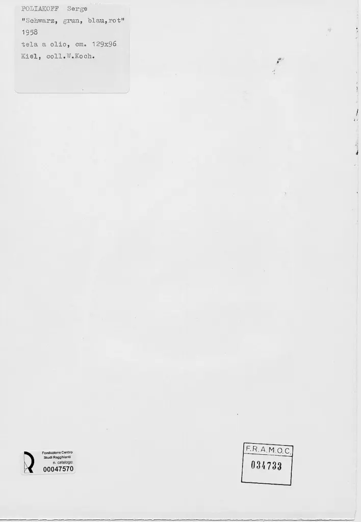 Poliakoff, Serge - sec. XX , retro