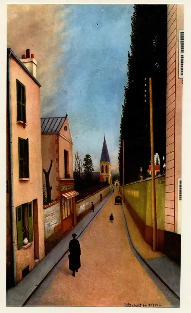 Anonimo , Rimbert, René - sec. XX - Le case rosa , fronte