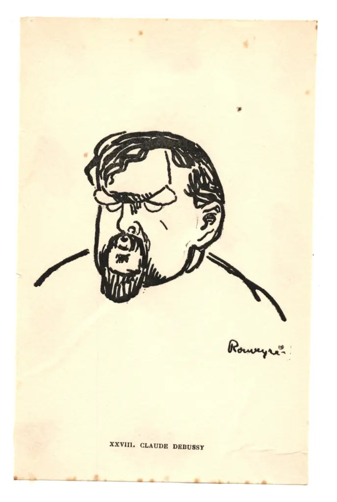 Rouveyre, Andr&egrave; , Claude Debussy -