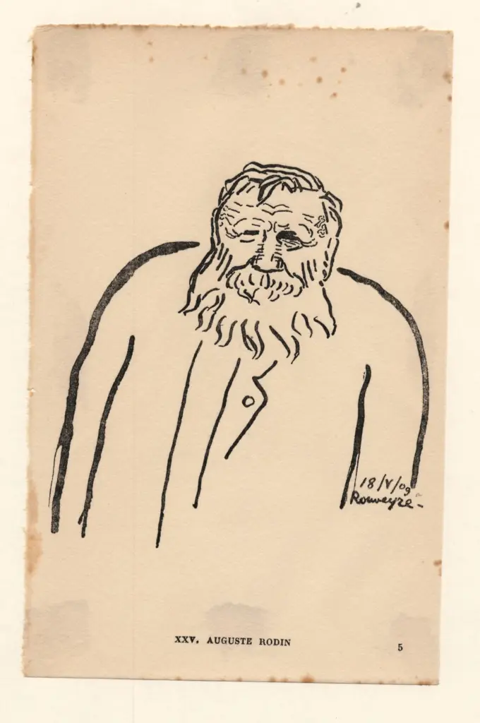 Rouveyre, Andr&egrave; , Auguste Rodin -