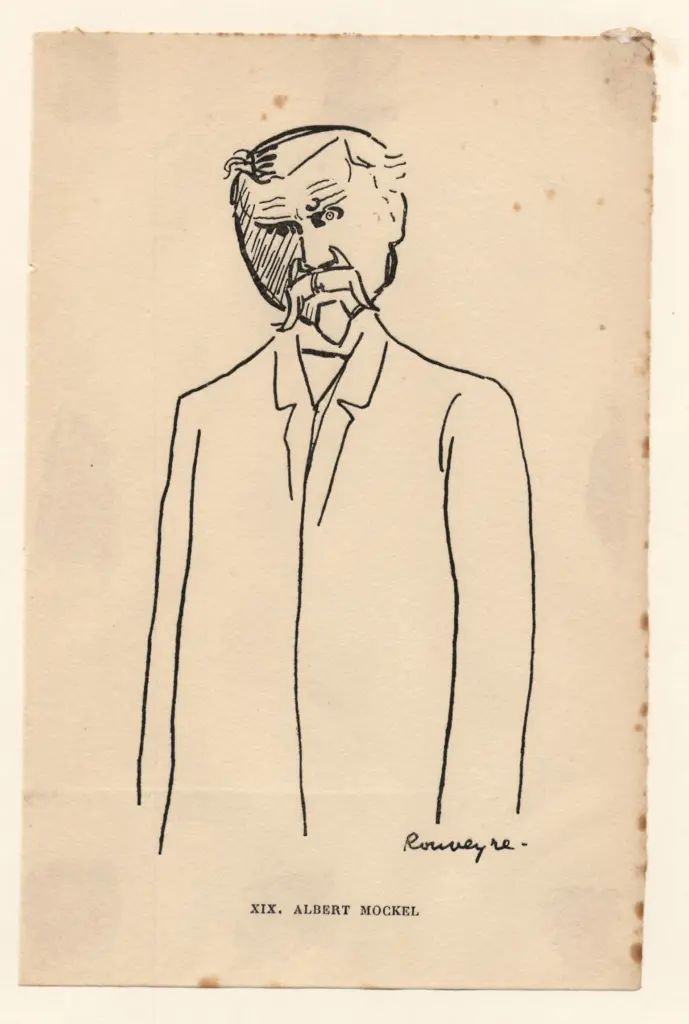 Rouveyre, André , Albert Mockel -