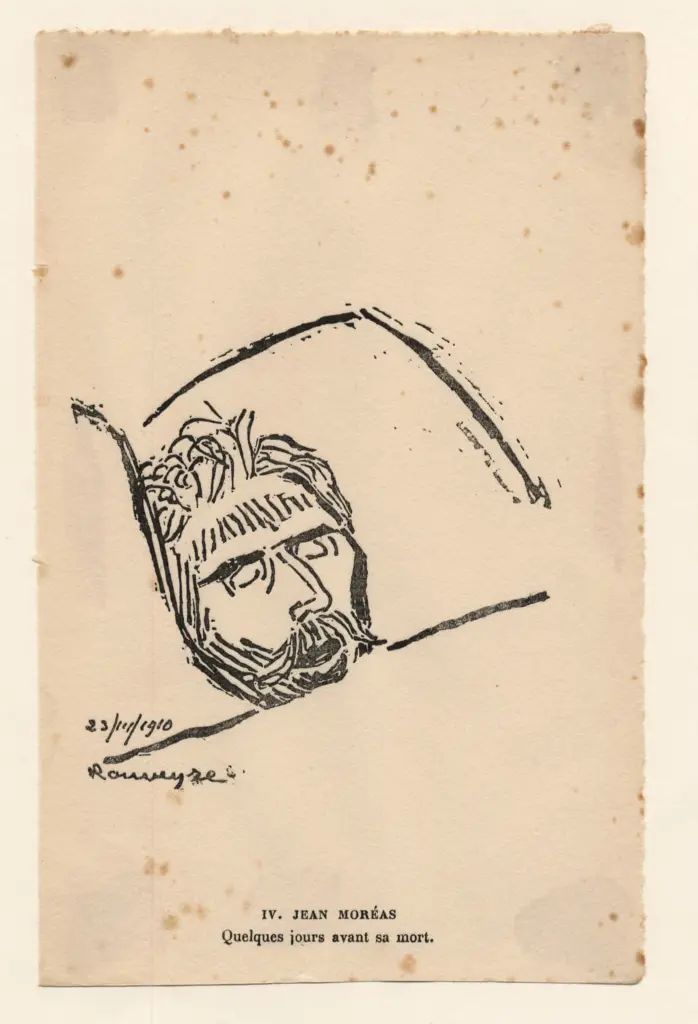 Rouveyre, André , - Jean Moréas in punto di morte