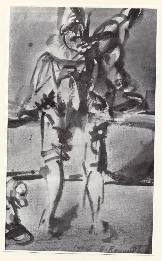 Galerie Bernheim-Jeune , Rouault, Georges - sec. XX - Il clown , fronte