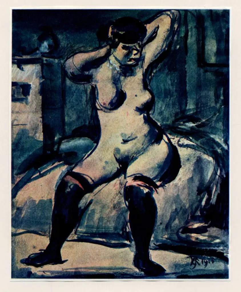 Galerie Bernheim-Jeune , Rouault, Georges - sec. XX - Nudo , fronte