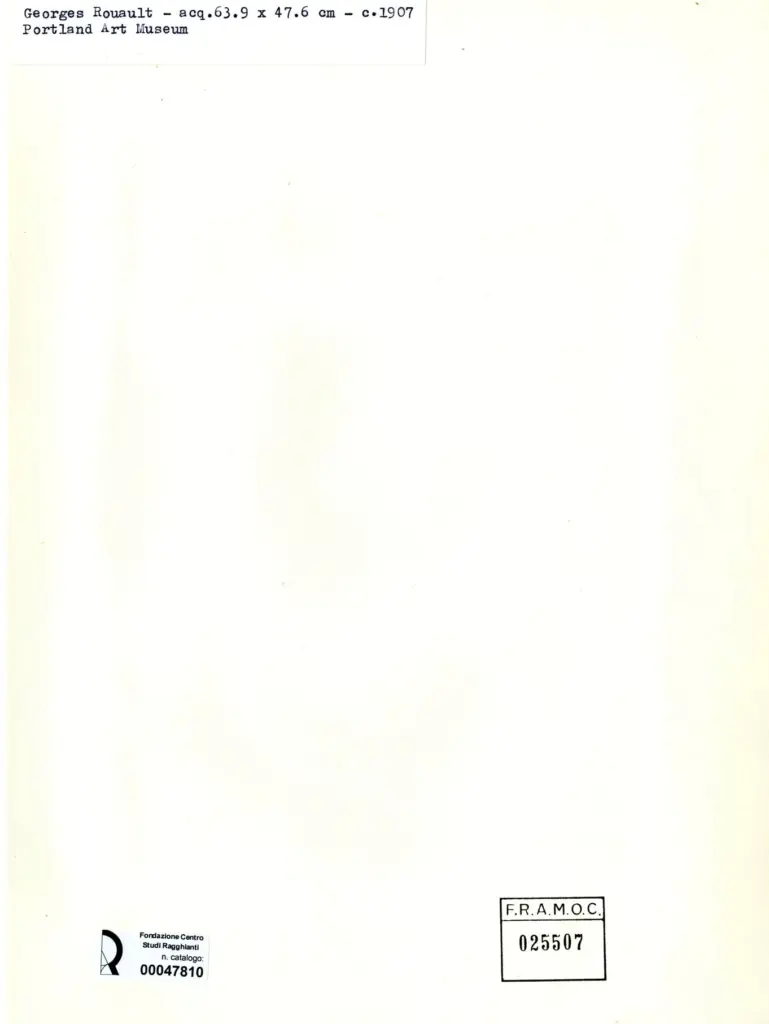 Galerie Bernheim-Jeune , Rouault, Georges - sec. XX - Coppia , retro