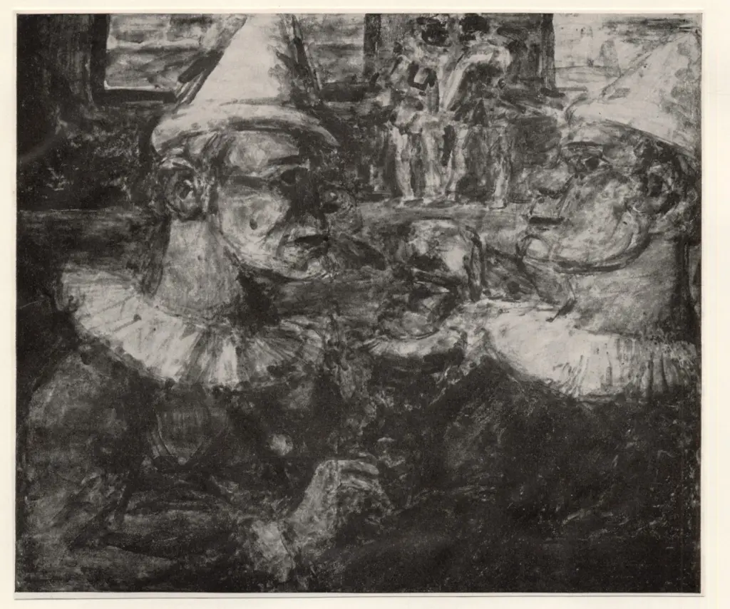 Galerie Bernheim-Jeune , Rouault, Georges - sec. XX - I clown e il circo , fronte