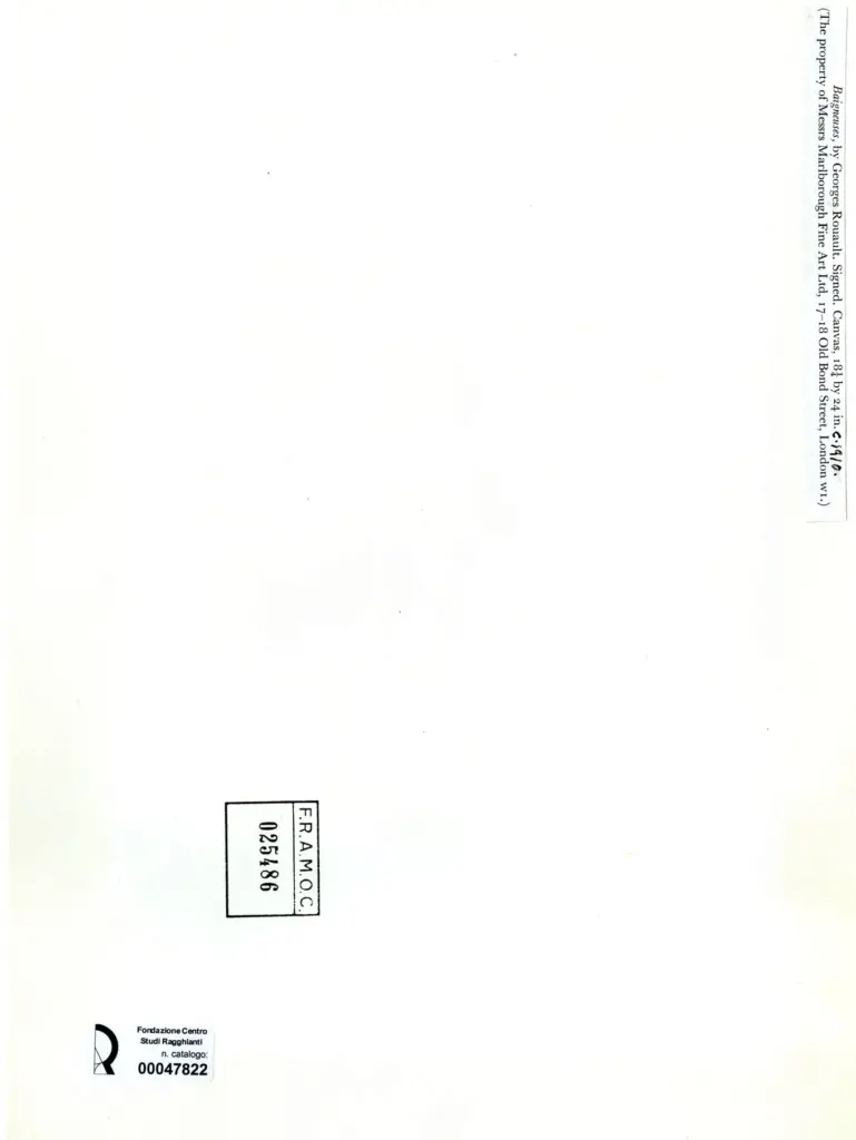 Galerie Bernheim-Jeune , Rouault, Georges - sec. XX , retro