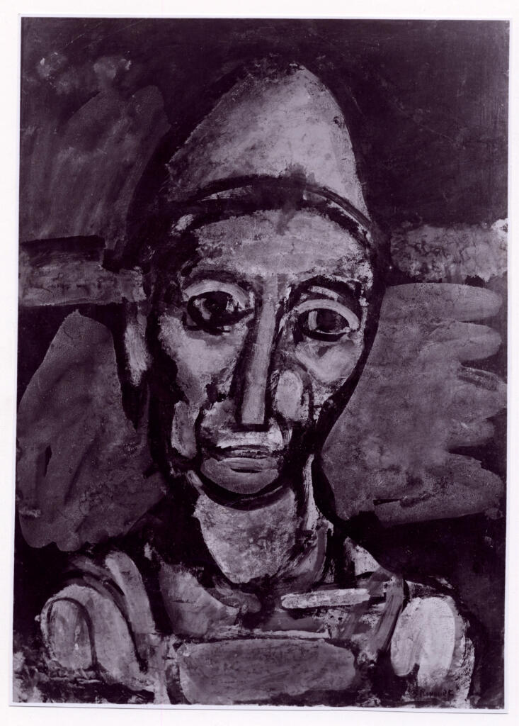 Galerie Bernheim-Jeune , Rouault, Georges - sec. XX - Il vecchio Clown , fronte