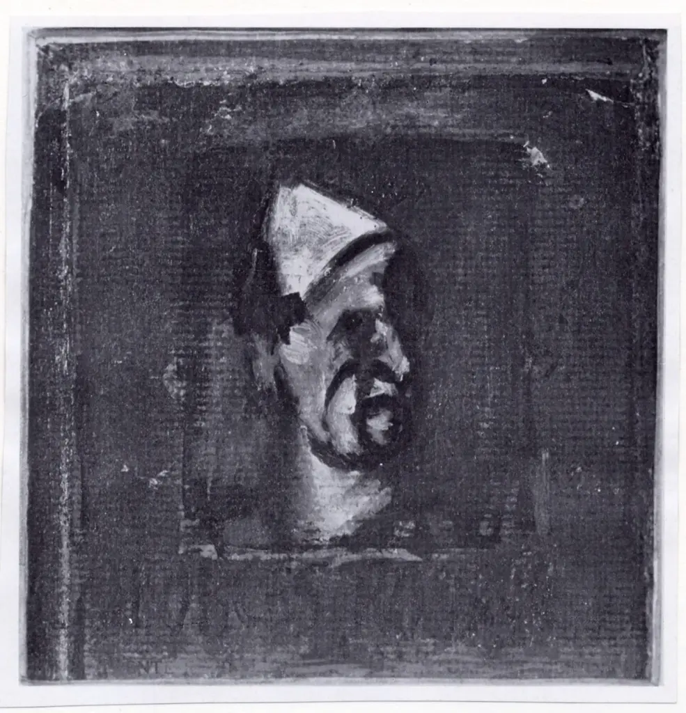 Galerie Bernheim-Jeune , Rouault, Georges - sec. XX - Testa di clown , fronte