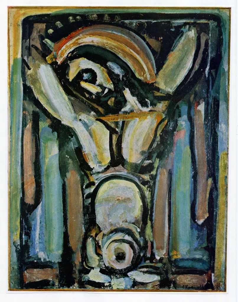 Galerie Bernheim-Jeune , Rouault, Georges - sec. XX - Cristo crocifisso , fronte