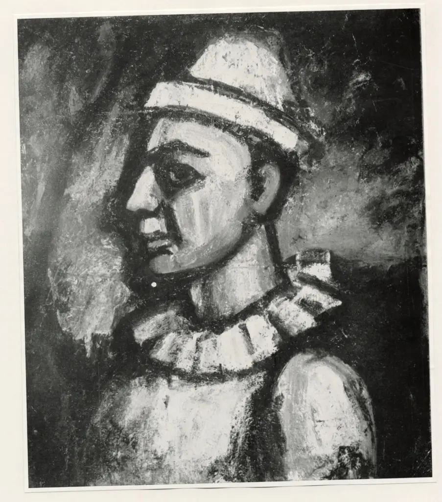 Galerie Bernheim-Jeune , Rouault, Georges - sec. XX - Il clown , fronte