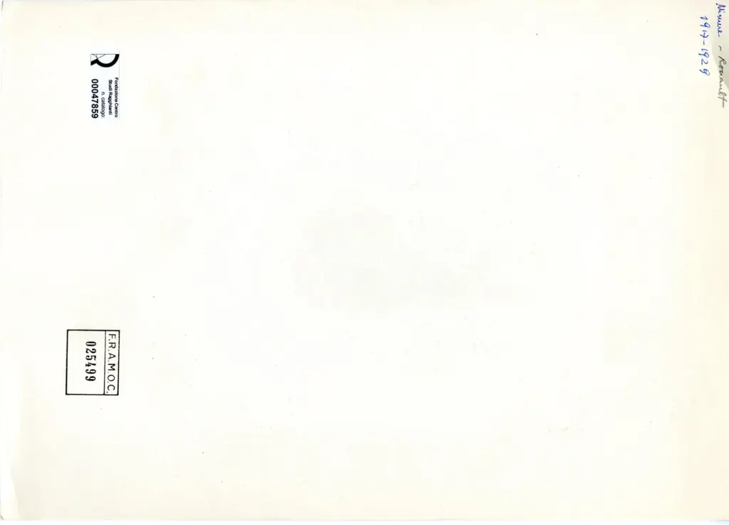 Anonimo, Anonimo , retro