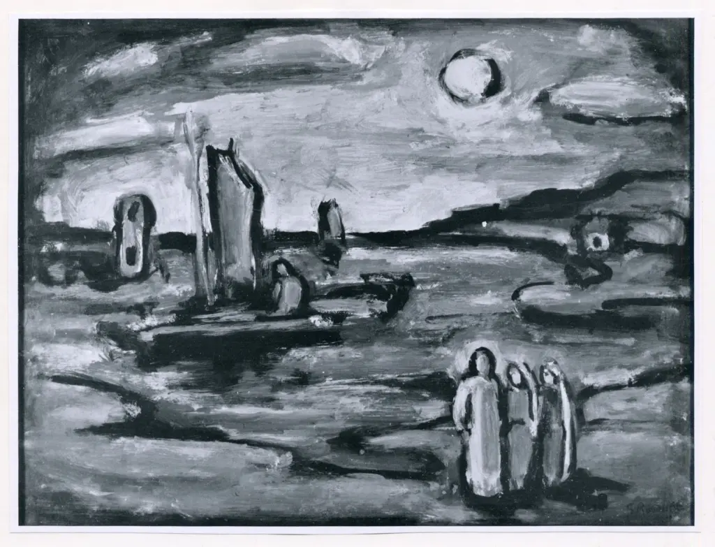 Anonimo , Rouault, Georges - sec. XX - Cristo e i pescatori , fronte