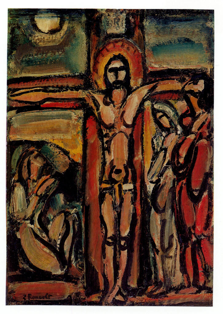 Anonimo , Rouault, Georges - sec. XX - La crocifissione , fronte
