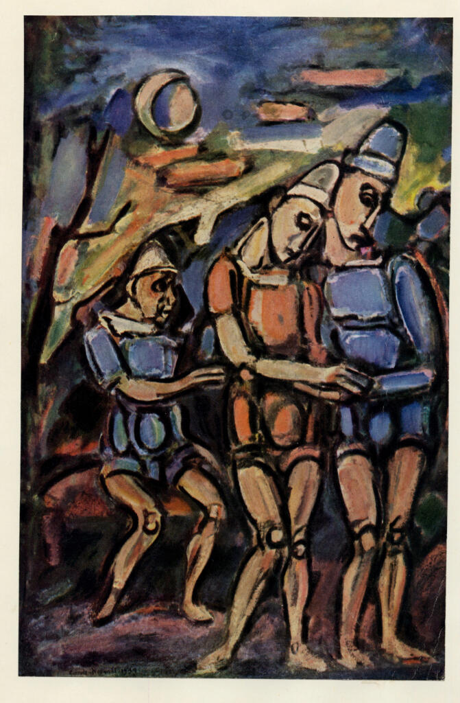 Anonimo , Rouault, Georges - sec. XX - Il Clown ferito , fronte