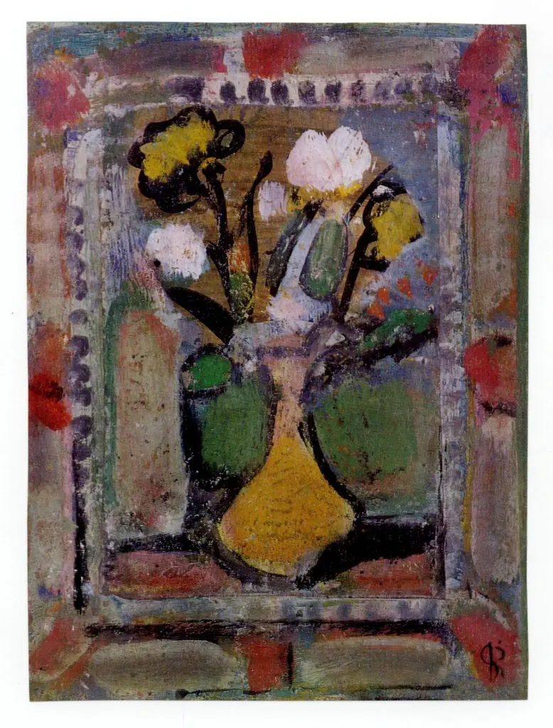 Anonimo , Rouault, Georges - sec. XX - Fiori decorativi , fronte