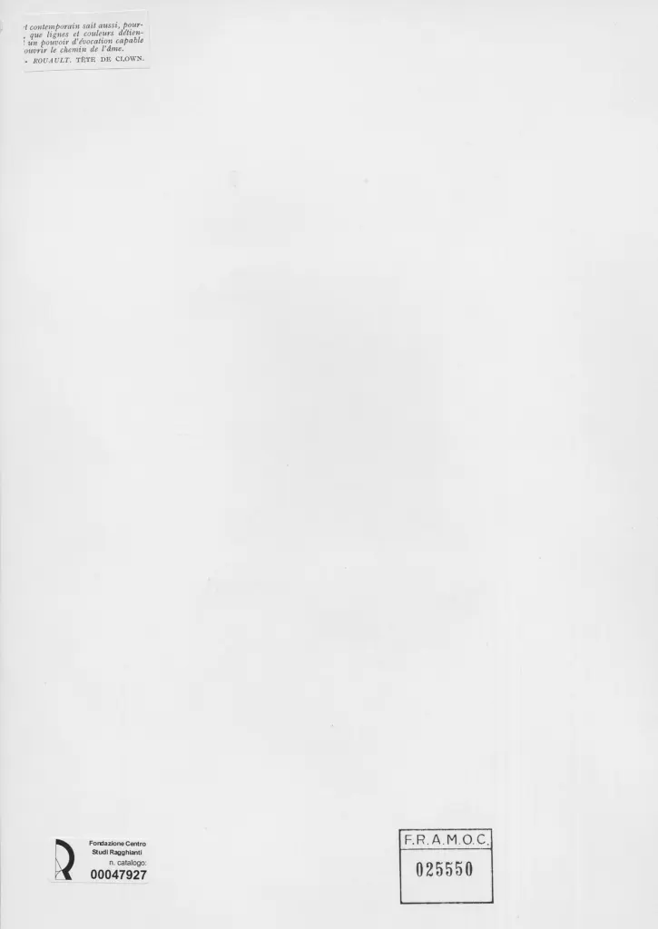 Anonimo, Anonimo , retro