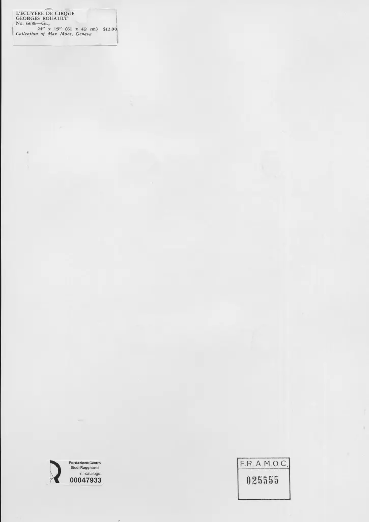 Anonimo , Rouault, Georges , retro