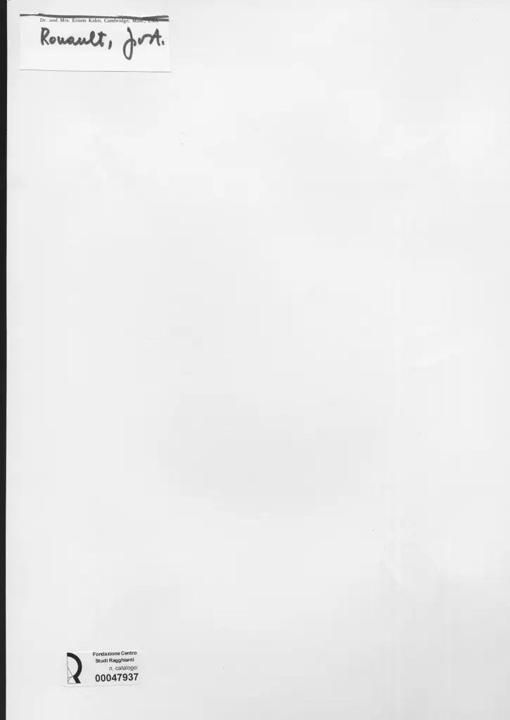 Anonimo , Rouault, Georges , retro