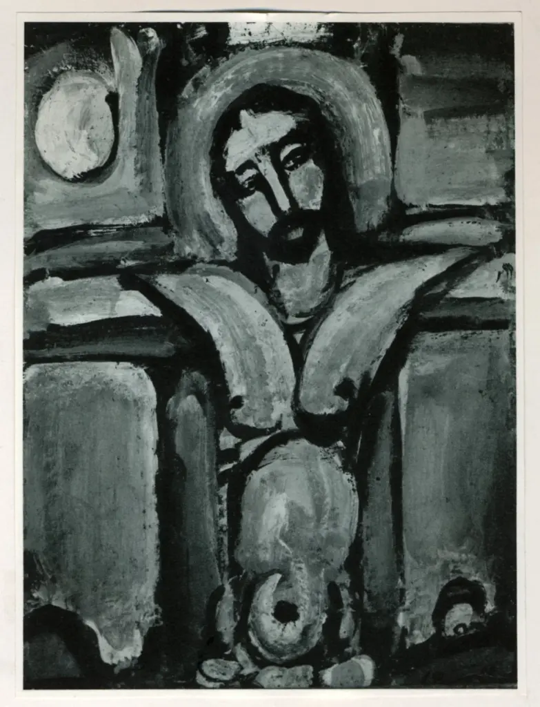 Anonimo , Rouault, Georges - sec. XX - Crocifissione , fronte