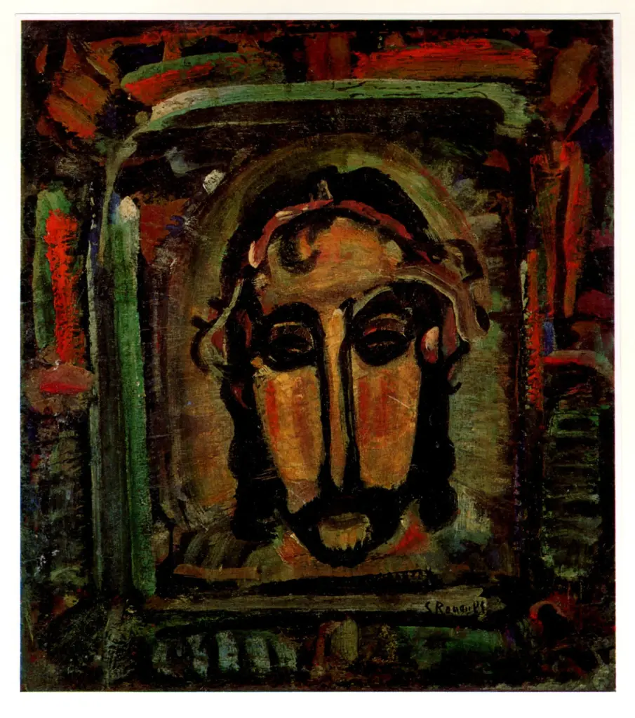Anonimo , Rouault, Georges - sec. XX - Il Volto Santo , fronte