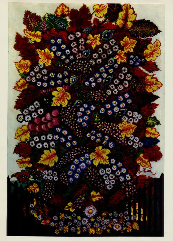 Anonimo , Di Senlis, Seraphine Louis - sec. XX - Fiori , fronte